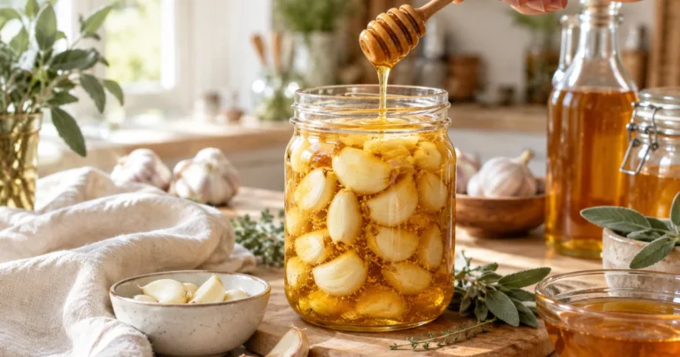 Ail et miel fermenté : la recette sûre, pH et précautions