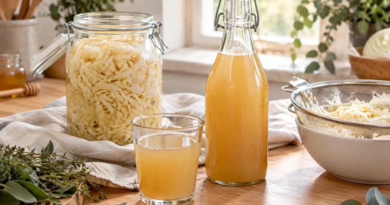 Jus de choucroute : comment l’obtenir et l’utiliser en cuisine