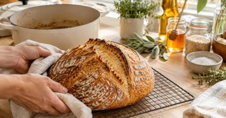 Pain au levain maison : la recette facile en cocotte